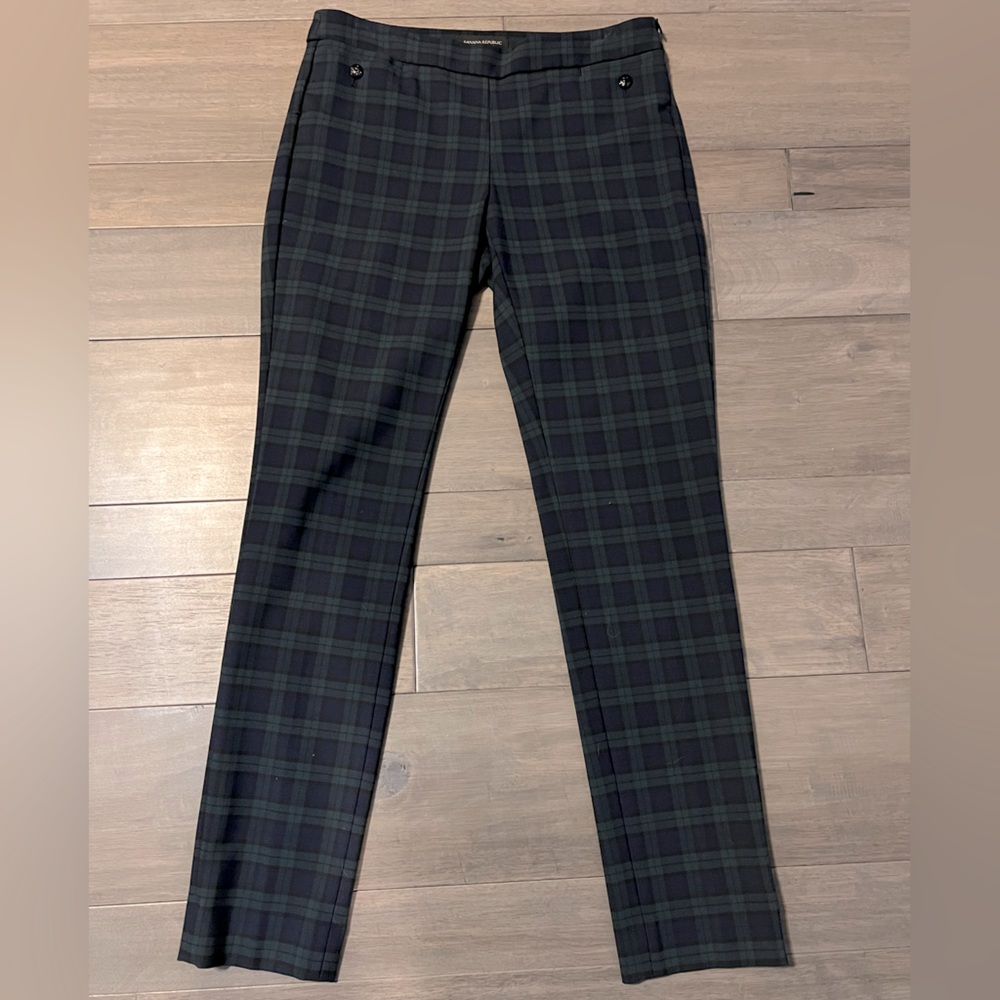 EUC Banana Republic plaid pants size 4L